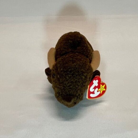 Ty Beanie Baby ROAM the Buffalo 1998 MWMTs Stuffed Animal Toy Tag Errors Vintage - Picture 2 of 8